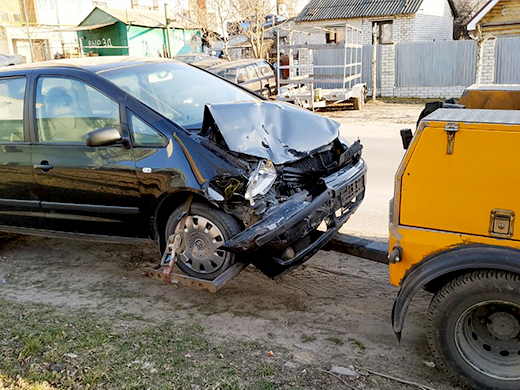 Эвакуатор с частичной погрузкой